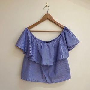 Off-the-Shoulder Ruffle Top